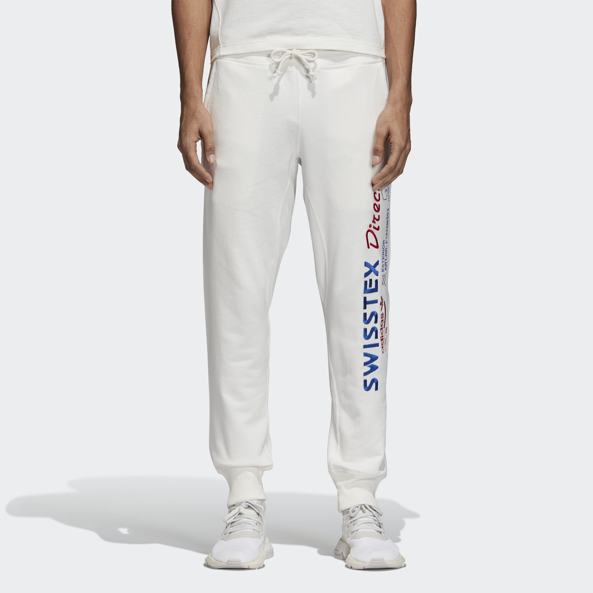 Adidas Original Mens/Womens Kaval Sweatershirt And Match Sweatpant DH4946 FZ Hoody With DH4949 Whit Pants Full Tracaksui