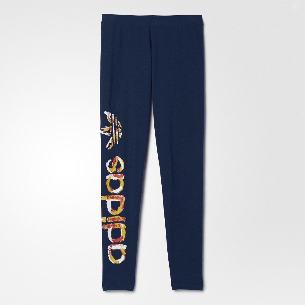 Adidas Linear Womens Leggings Oxford Blue AB2187 Sport Pants