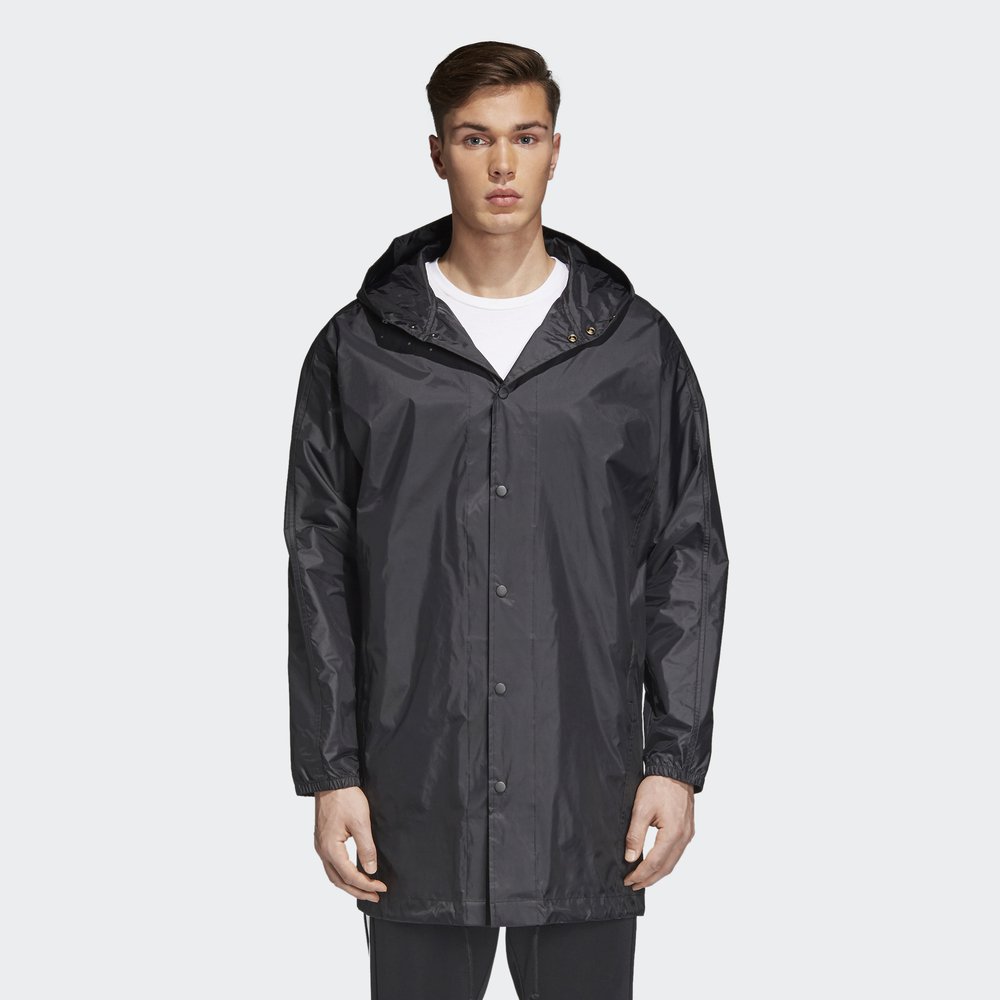 Adidas Originals Nordstrom Hoody CW1317 Trefoil Manager Coat Black Jacket