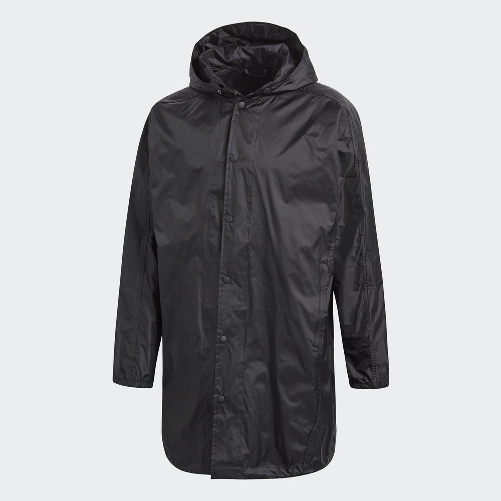 Adidas Originals Nordstrom Hoody CW1317 Trefoil Manager Coat Black Jacket