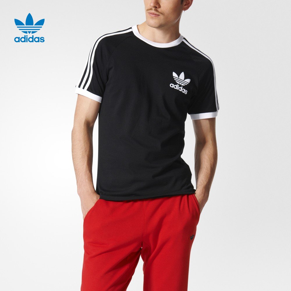 Adidas Originals California Tees AZ8127 Black 3 Stripes CLFN Tshirt