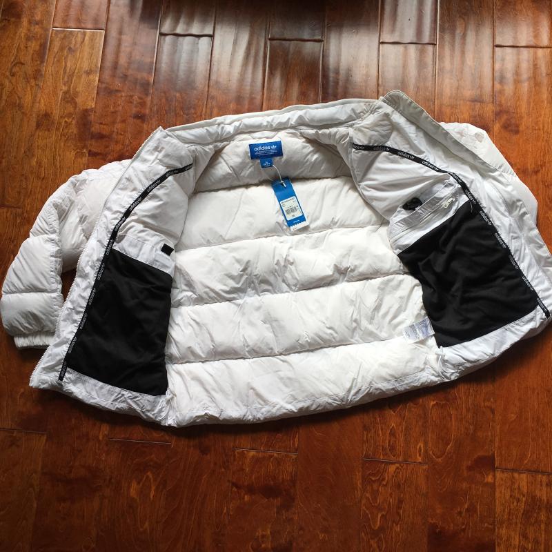 Original Adidas Superstar Womens Down Jacket BS4418 White Jackets Winter Down Coat