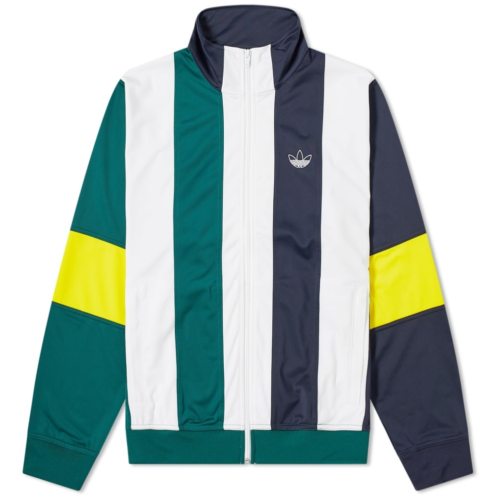 Original Mens Adidas Bailer Track Top EJ7114 Blue Jacket