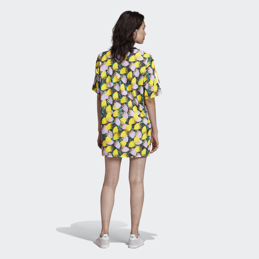 Original Adidas Bellista Tee Dress FL4087 Multicolor Summer Dress