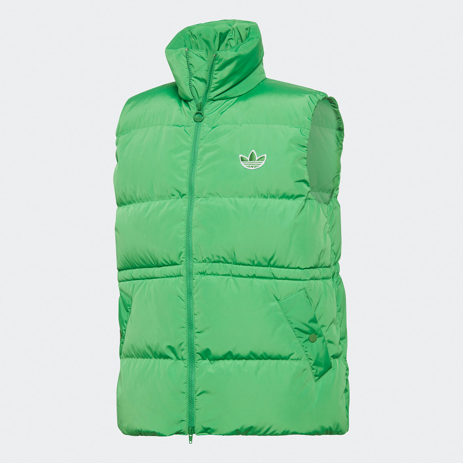 Original Adidas Womens Down Vest GD2521 Green Puffer Down Winter Coat Vest