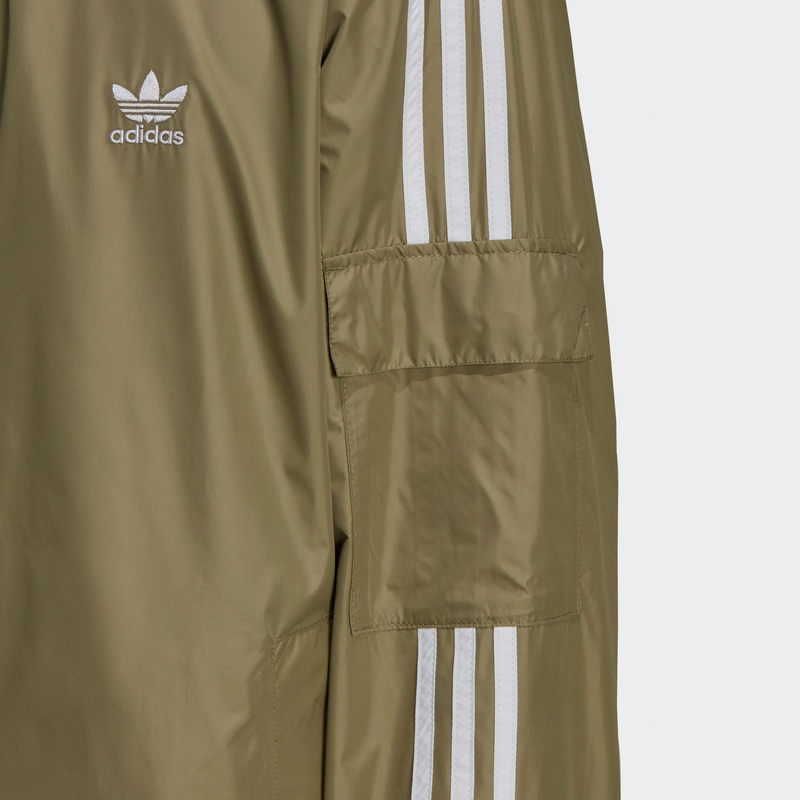 Adidas Original Mens Hoodie Sweatshirt H06684 Trefoil Lock Up Windbreak Jacket