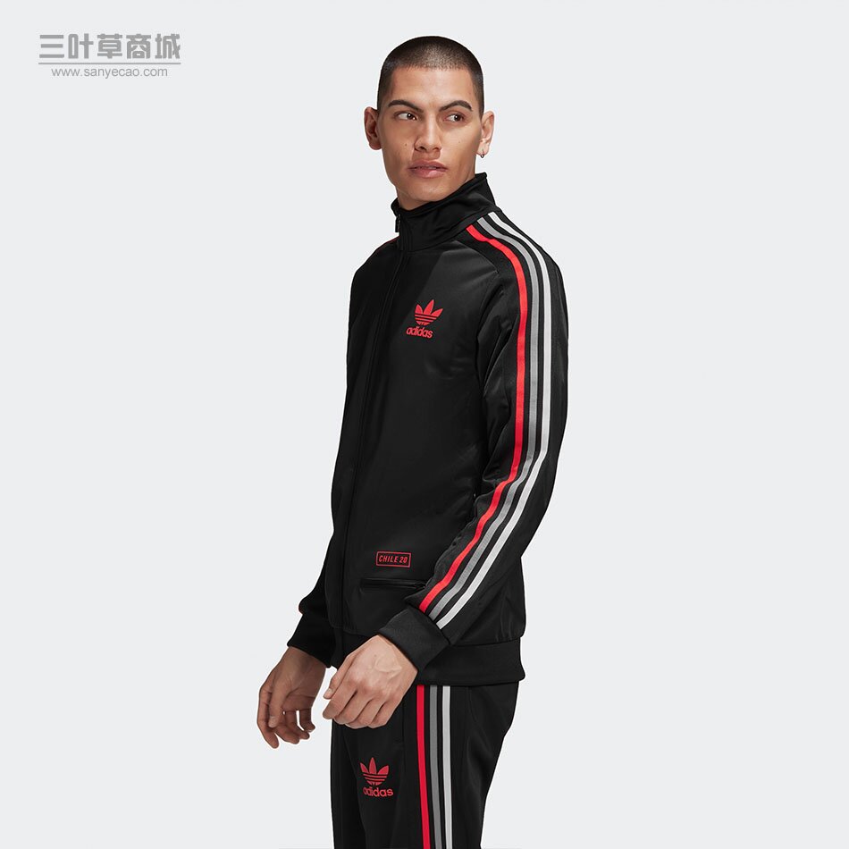 Adidas Originals Chile 20 TT GJ6779 Track Top Black GJ6781 Pants Tracksuit