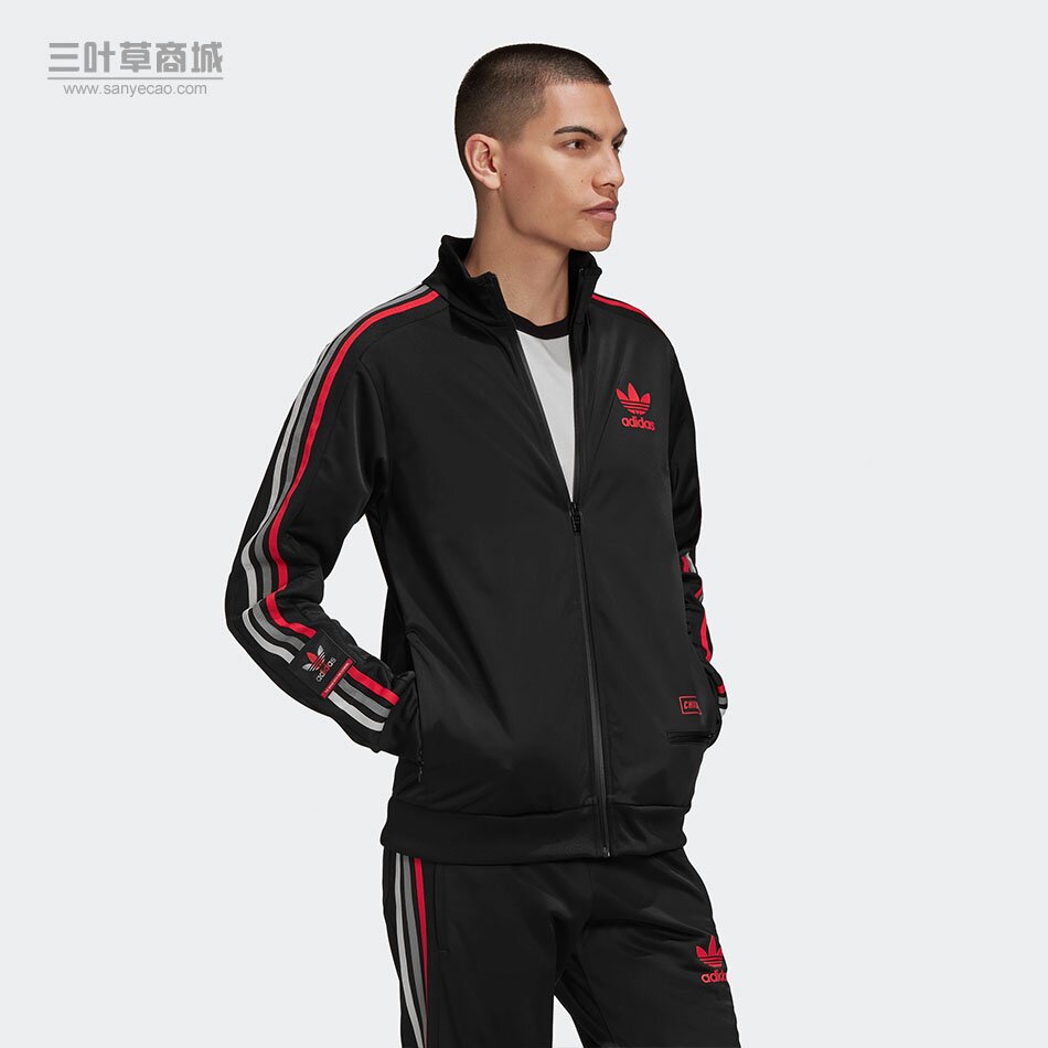 Adidas Originals Chile 20 TT GJ6779 Track Top Black GJ6781 Pants Tracksuit