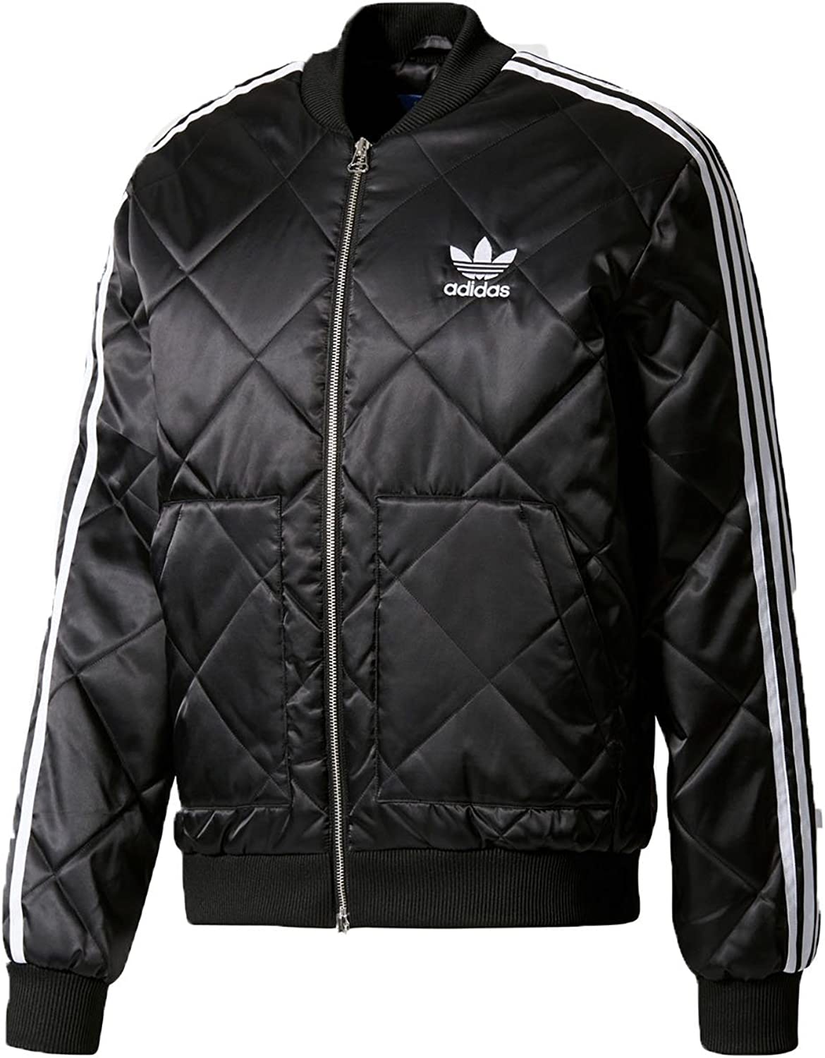 Adidas Originals Superstar Quilted Jacket In Black BS3020 Superstar Track Top