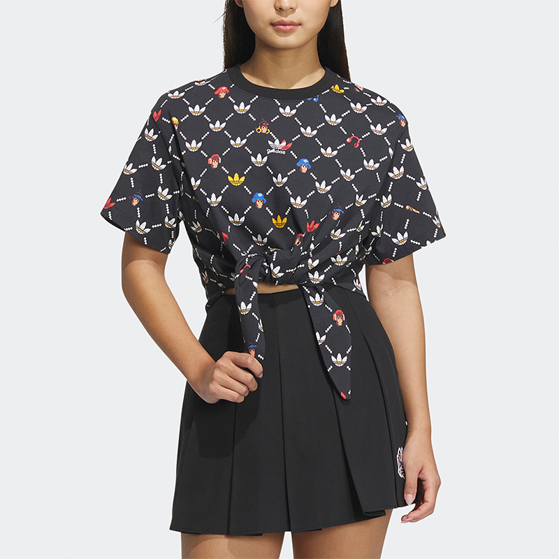 Adidas Original Monkey Kingdom IP1769 Black IP1770 Black Tees 