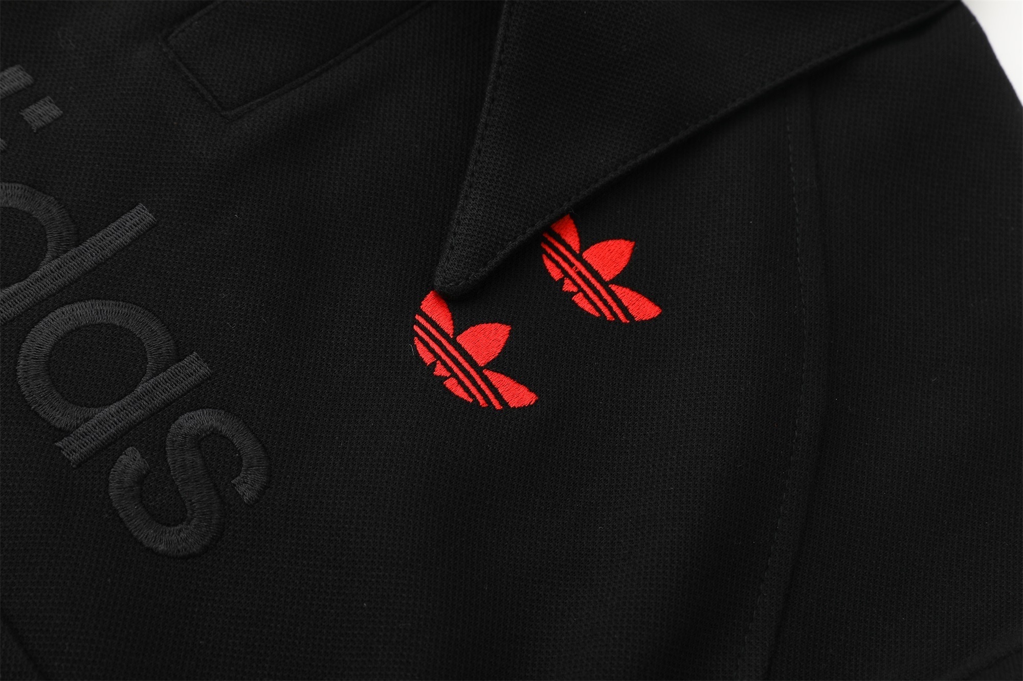 adidas x Willy Chavarria Logo Polo Shirt 'Black' - JV8848